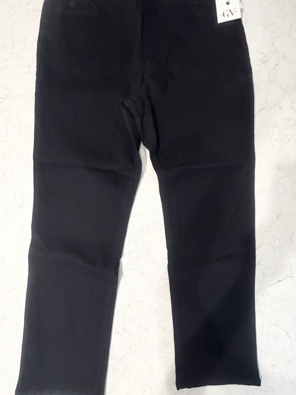 Gloria Vanderbilt Pull-On Amanda Jeans (Women’s, 18 short, Black)